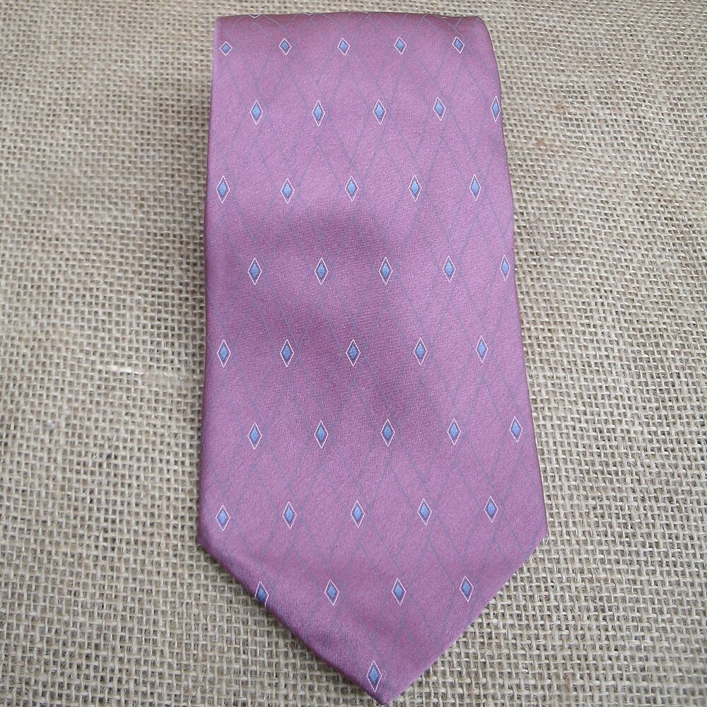 Vintage Italianissimo Diamond Pattern Tie